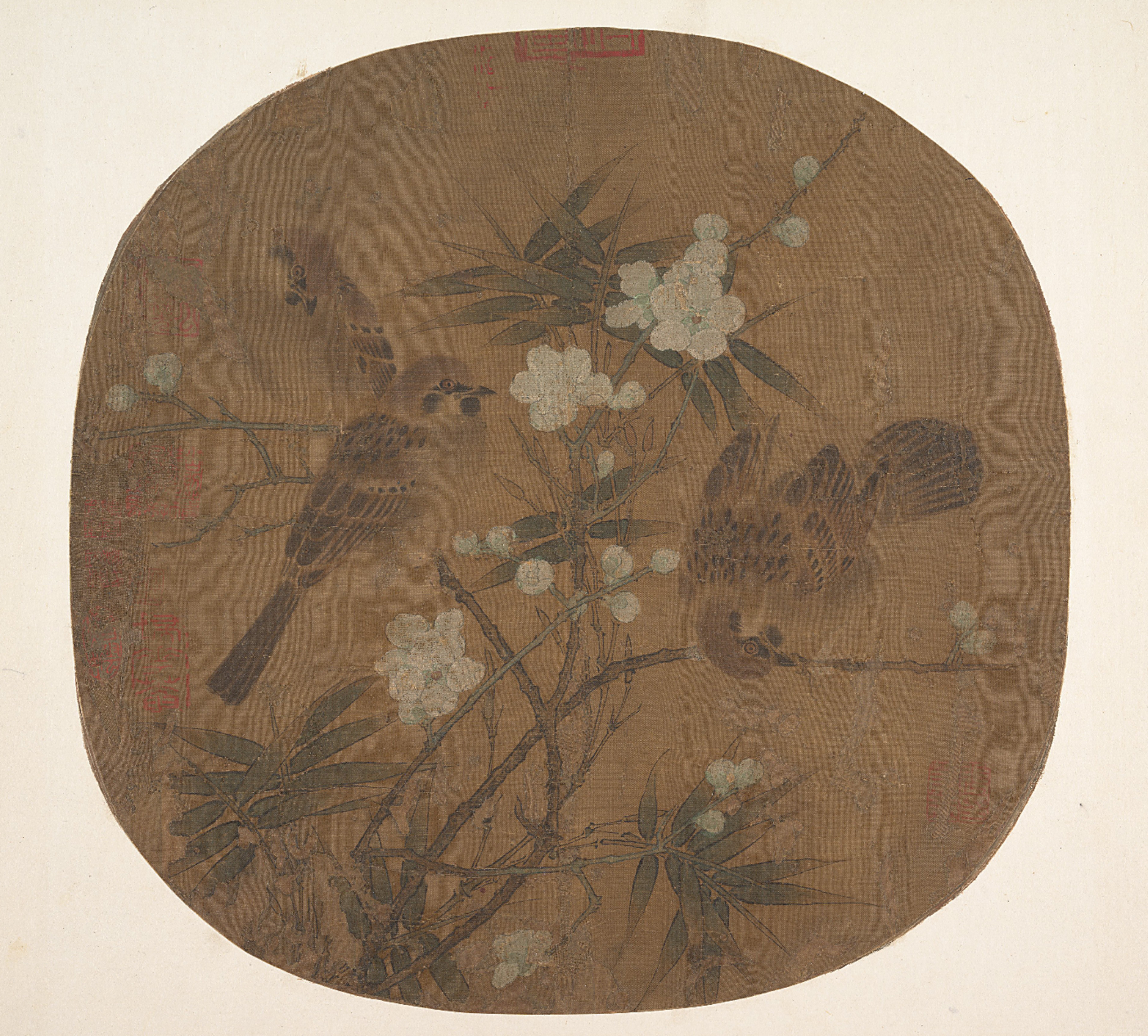 宋画扇面团扇画-3